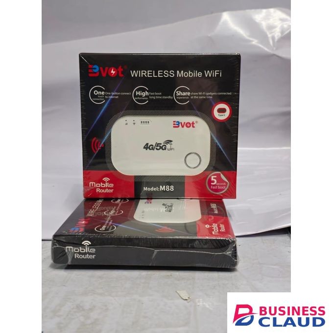 BVOT M88 4G/5G Wireless Mobile WiFi Router – Portable Internet Hotspot for Home, Office & Travel