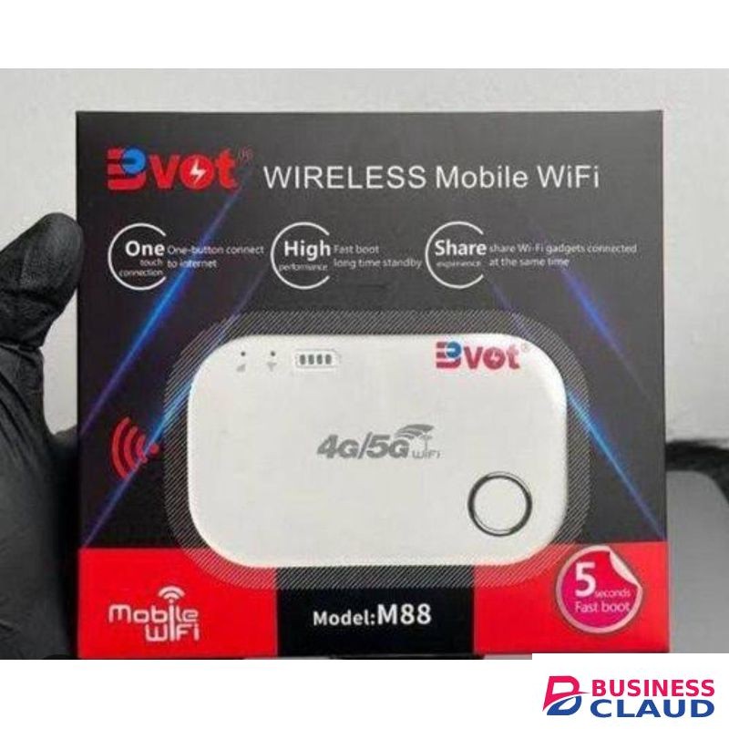 Bivot 4G LTE Portable MiFi Wireless WiFi Hotspot Router – Supports All Networks, Up To 10 Devices, 150Mbps Speed, Long Battery Life