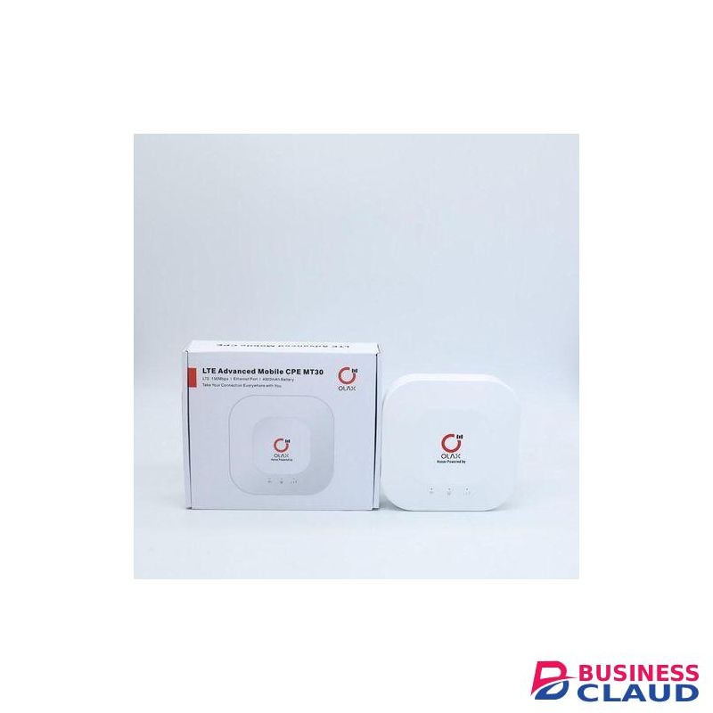 OLAX MT30 4G LTE Portable Pocket WiFi Router â€“ SIM Card Slot, RJ45 LAN Port, 4000mAh Battery