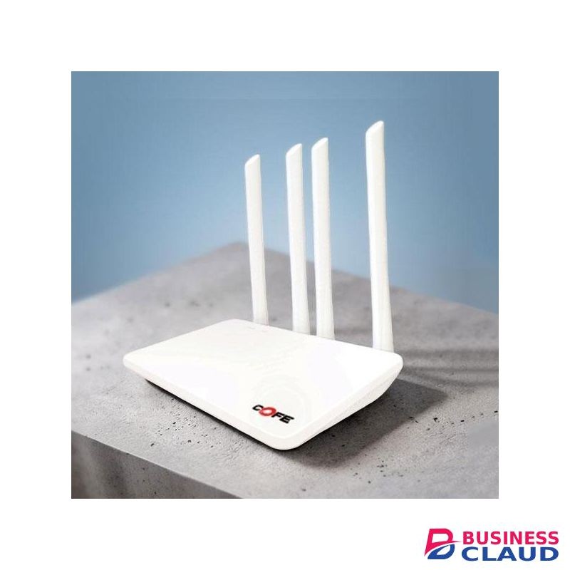 COFE 4G LTE Sim card High Quality Durable Design High Speed Upto 300 Mbps AI Based Auto-Switching 4 Antenna Wifi Router