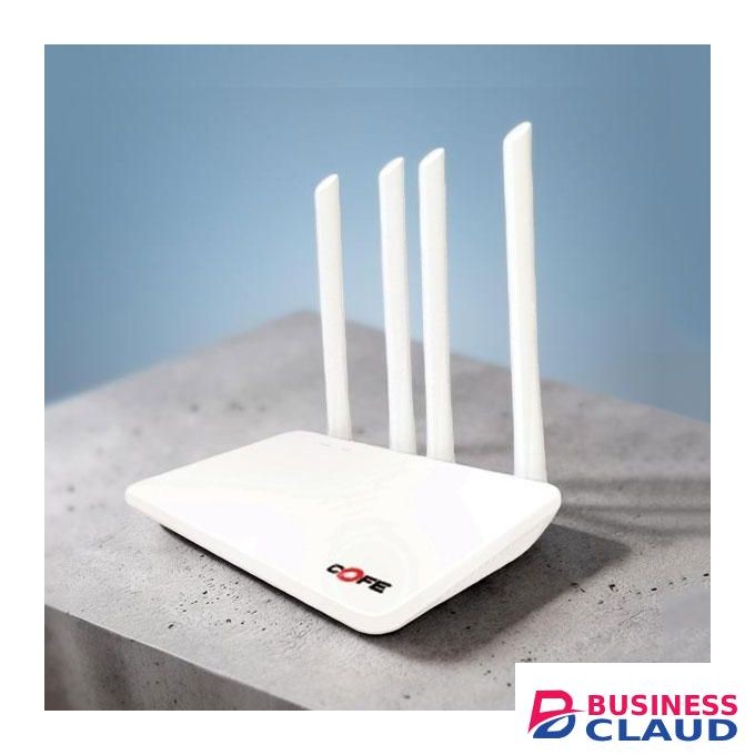 COFE 4G LTE Sim card High Quality Durable Design High Speed Upto 300 Mbps AI Based Auto-Switching 4 Antenna Wifi Router