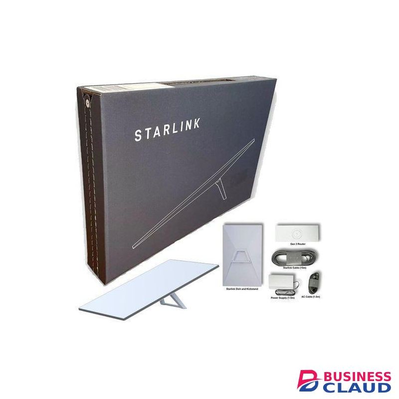 Starlink SpaceX Gen 3 V4 Standard Kit, High-Speed, Low-Latency Internet, Satellite Dish, Router Wi-Fi 6, WiFi Full Kit