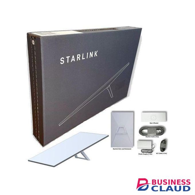 Starlink SpaceX Gen 3 V4 Standard Kit, High-Speed, Low-Latency Internet, Satellite Dish, Router Wi-Fi 6, WiFi Full Kit