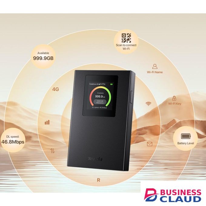 tenda 4G185 Portable 4G LTE Mobile Wi-Fi Router – Pocket Hotspot with 150Mbps Speed & Long-Lasting Battery
