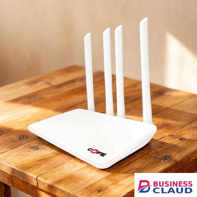 COFE 4G LTE Sim card Energy Saving Longer Lasting Quality High Speed Upto 300 Mbps AI Based Auto-Switching 4 Antenna Wifi Router