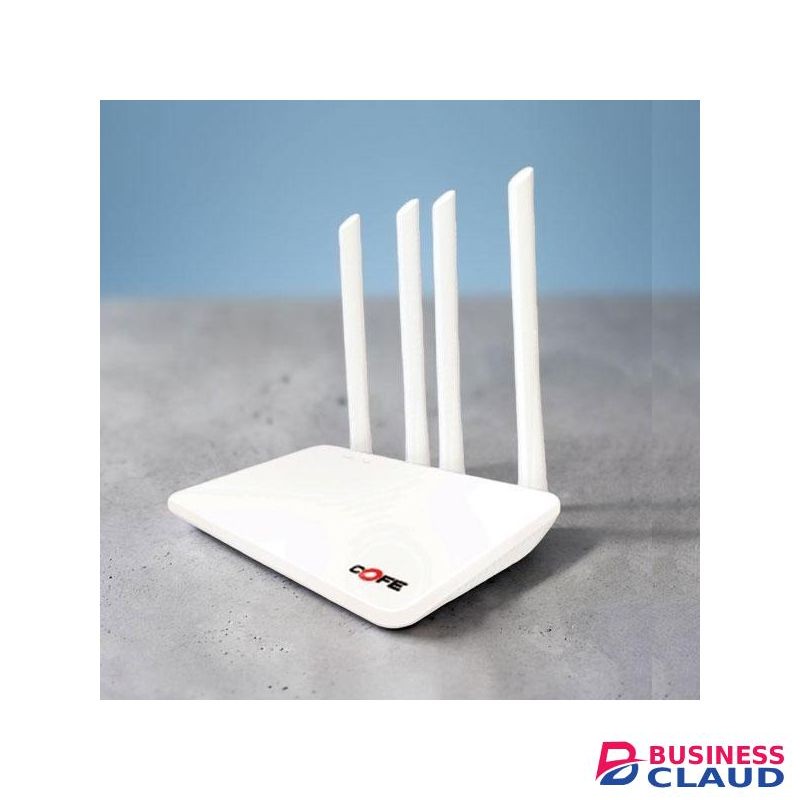 COFE 4G LTE Sim card Premium Quality Stable Performance High Speed Upto 300 Mbps AI Based Auto-Switching 4 Antenna Wifi Router