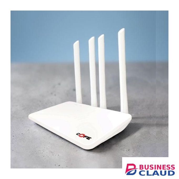 COFE 4G LTE Sim card Premium Quality Stable Performance High Speed Upto 300 Mbps AI Based Auto-Switching 4 Antenna Wifi Router