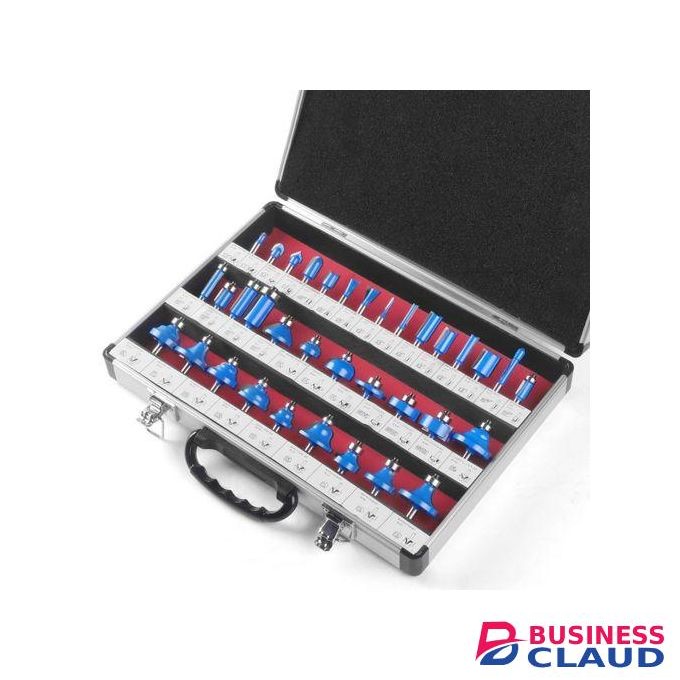 35pcs Router Bit Set,8mm Shank,35 Pieces Carbide Tipped Router Bits/Router Cutters For Woodworking Beginners With Case