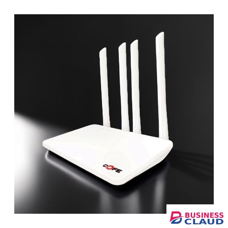 COFE 4G LTE Sim card High Quality Durable Quality Heavy Duty High Speed Upto 300 Mbps AI Based Auto-Switching 4 Antenna Wifi Router