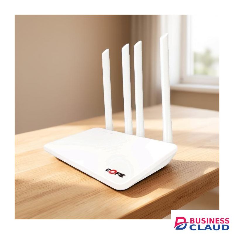COFE 4G LTE Sim card Multiple Devices Wifi Connectivity Support Convenient High Speed Upto 300 Mbps AI Based Auto-Switching 4 Antenna Wifi Router