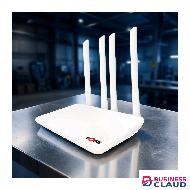 COFE 4G LTE Sim card Plug and Play All GSM Network Support High Performance High Speed Upto 300 Mbps AI Based Auto-Switching 4 Antenna Wifi Router