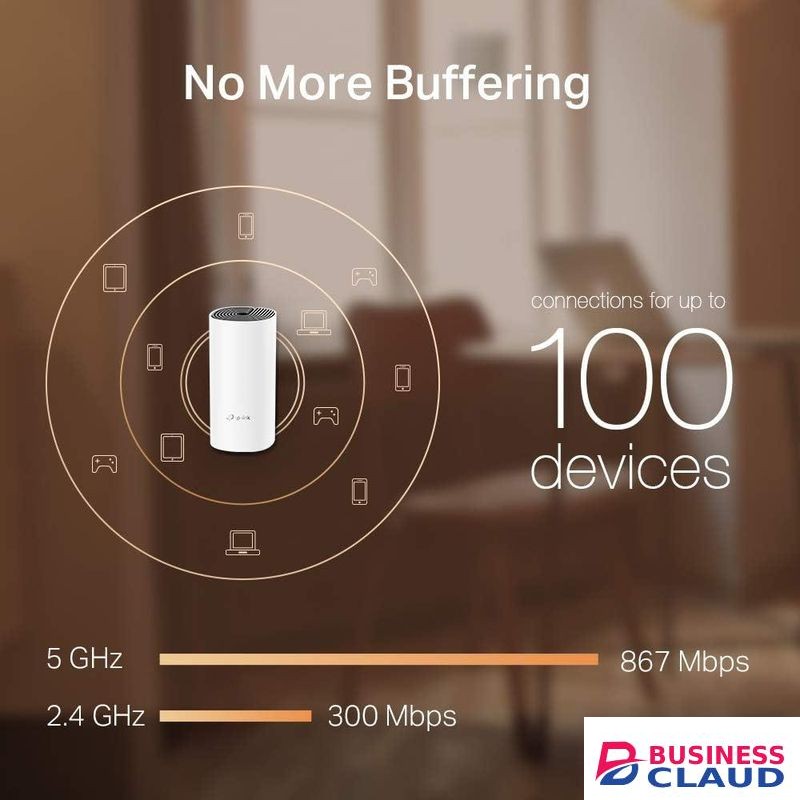 TP Link Deco M4 Whole Home Mesh Wi-Fi System, Seamless and Speedy Up To 2800 Sq ft coverage, Router and Wi-Fi Booster Replacement, Parent Control, Pack of 2