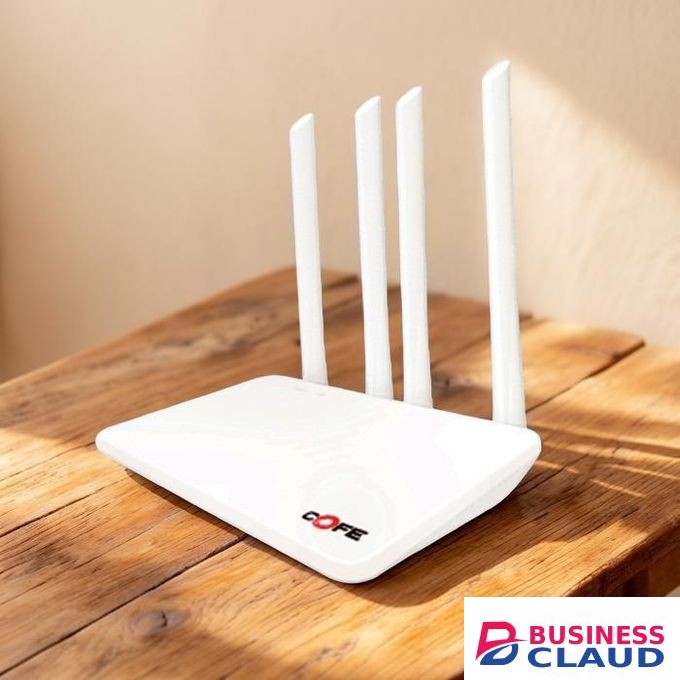 COFE 4G LTE Sim card Reliable Quality Top Quality Build High Speed Upto 300 Mbps AI Based Auto-Switching 4 Antenna Wifi Router