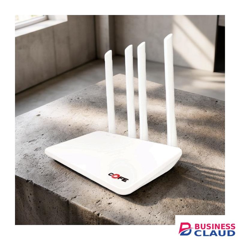 COFE 4G LTE Sim card All Sim Cards Support Upto 32 Devices Support High Speed Upto 300 Mbps AI Based Auto-Switching 4 Antenna Wifi Router