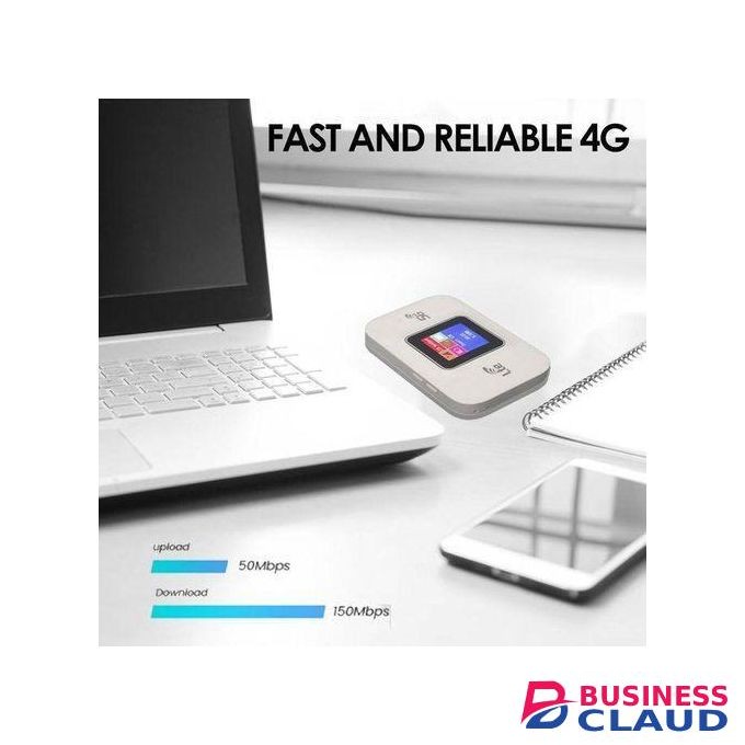 4G WiFi Router, Mobile Wi-Fi Hotspot, Supports Up To 10 WiFi Users, WPA/WPA2 Wi-Fi Encryption, Plug And Play(3000mah Upto 12hrs