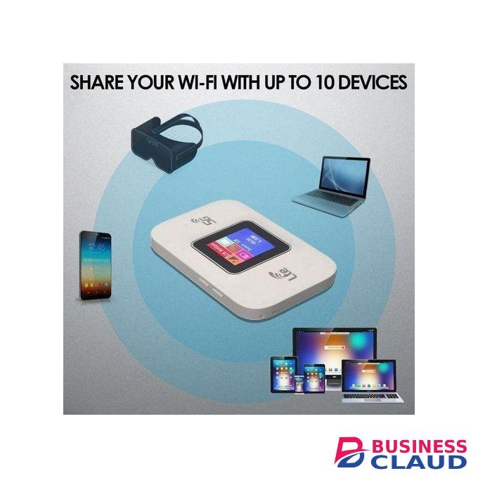 4G WiFi Router, Mobile Wi-Fi Hotspot, Supports Up To 10 WiFi Users, WPA/WPA2 Wi-Fi Encryption, Plug And Play(3000mah Upto 12hrs