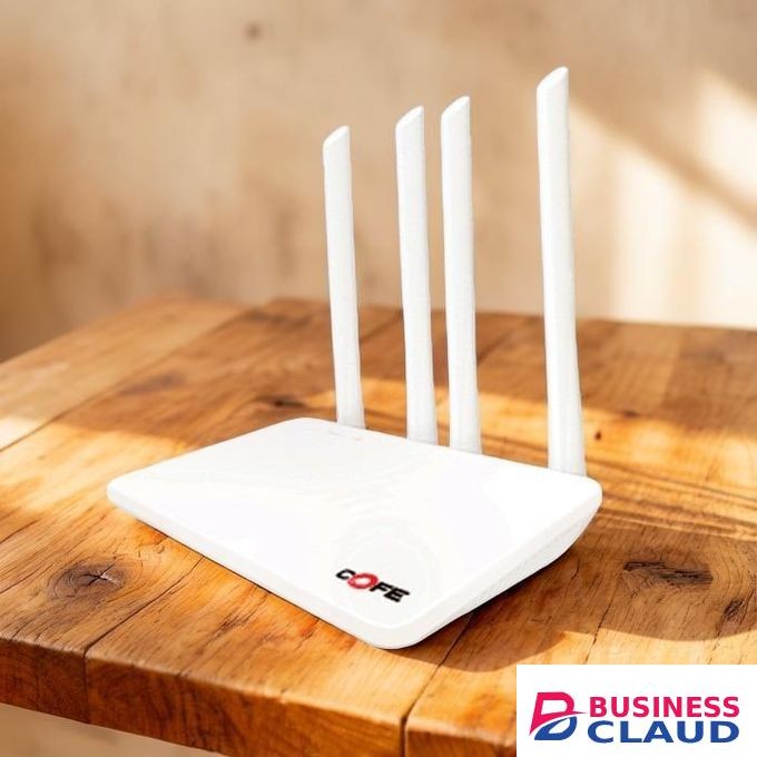 COFE 4G LTE Sim card Home and Office Use Smooth Browsing Stable Video Streaming Performance High Speed Upto 300 Mbps AI Based Auto-Switching 4 Antenna Wifi Router