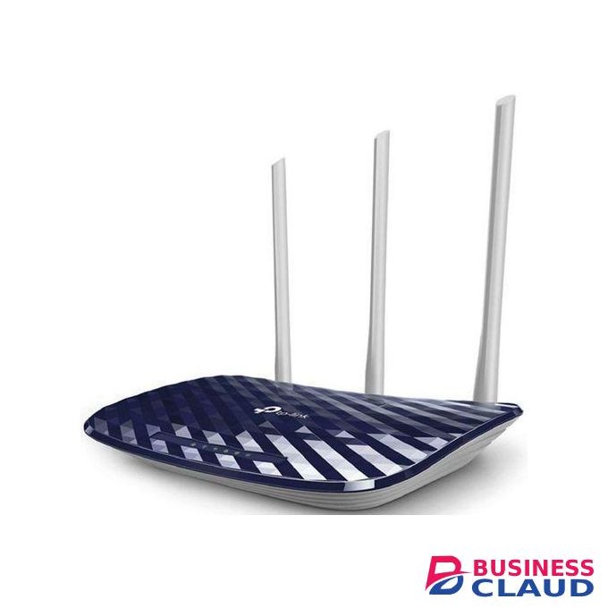 TP-Link AC750 Dual Band Wireless Cable Router, 4 10/100 LAN + 10/100 WAN Ports, Support Guest Network and Parental Control, 750Mbps Speed Wi-Fi, 3 Antennas (Archer C20) Blue, 5 GHz