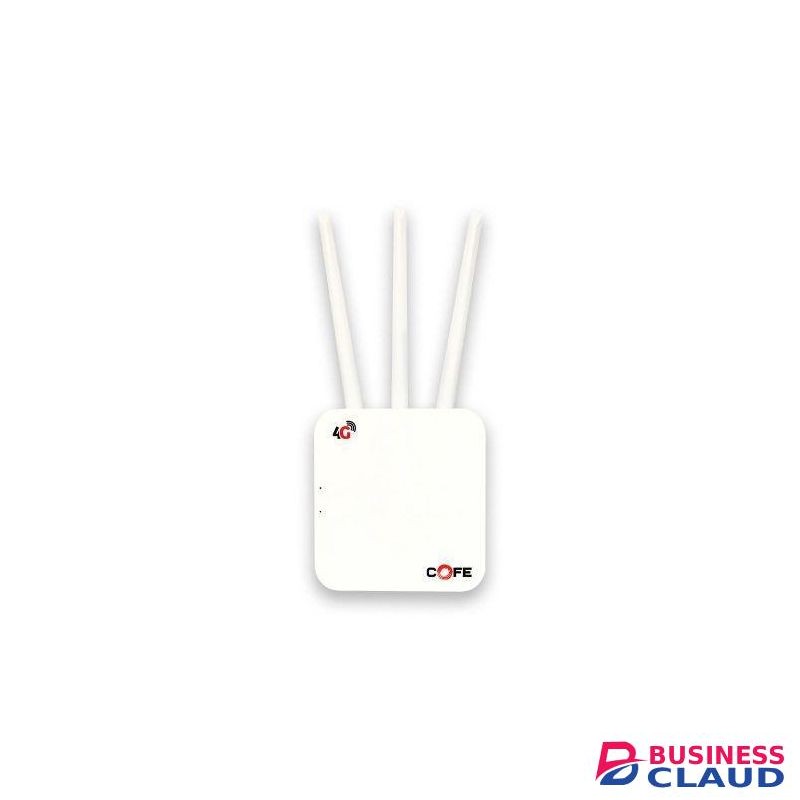COFE 4G SIM WiFi 6 Router LAN Port + WiFi-6 Triple External Antenna Up to 120m Range Auto LAN/WAN Switching All GSM Support Plug & Play 4G/5G SIM Compatible (CF-903)
