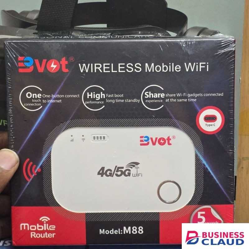 BVOT M88 Portable 4G/5G Wireless MiFi Router – Pocket-Sized Mobile Internet, Connect Up to 10 Devices, High-Speed 150Mbps, Fast Boot, Long Battery Life, Travel & Home Use