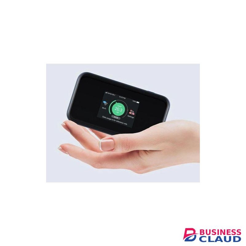 ZTE MU5002 5G WiFi 6 Pro Portable Hotspot Router â€“ Universal, Unlocked for All SIM Cards, CAT22 Gigabit Speed, 4500mAh Removable Battery, Touch Screen Display, Faiba Ready, On-the-Go Internet for Up to 32 Users