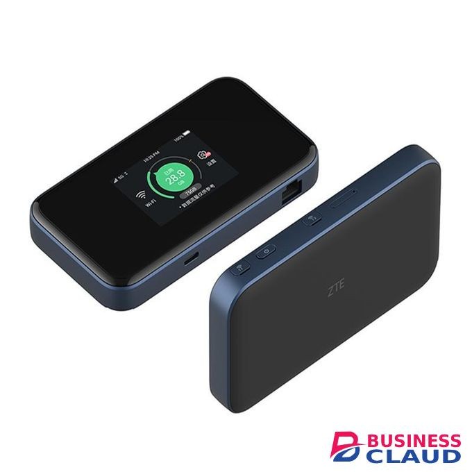 ZTE MU5002 5G WiFi 6 Pro Portable Hotspot Router – Universal, Unlocked for All SIM Cards, CAT22 Gigabit Speed, 4500mAh Removable Battery, Touch Screen Display, Faiba Ready, On-the-Go Internet for Up to 32 Users