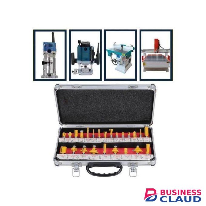 Industrial Router Bit Set 24 Pieces, Tungsten Carbide Router Bits, For Professional And Beginners Carpenter