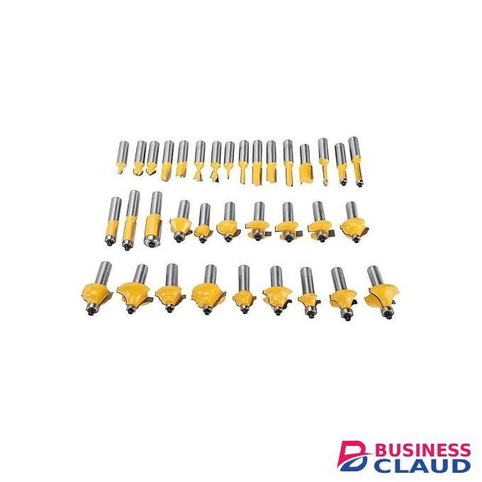 Router Bit Set for Professional Woodworking, 35 Pieces 1/4 Inch Shank Wood Milling Cutter,Woodworking Router Bits Set for Home Improvement and DIY