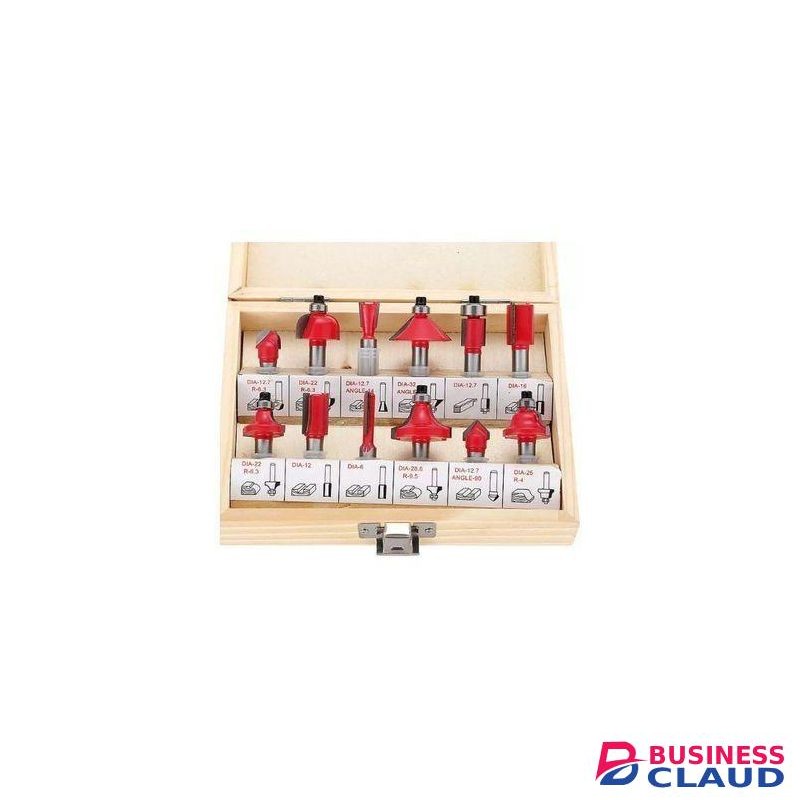 12 Pieces Tungsten Carbide Router Bits,Woodwork Tools