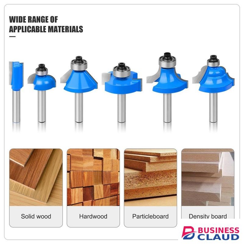 Router Bit Set 35 Pieces 8mm Shank Tungsten Carbide Tipped Router Bits for Professional Woodworkers and Beginners with Aluminum Alloy Storage Box