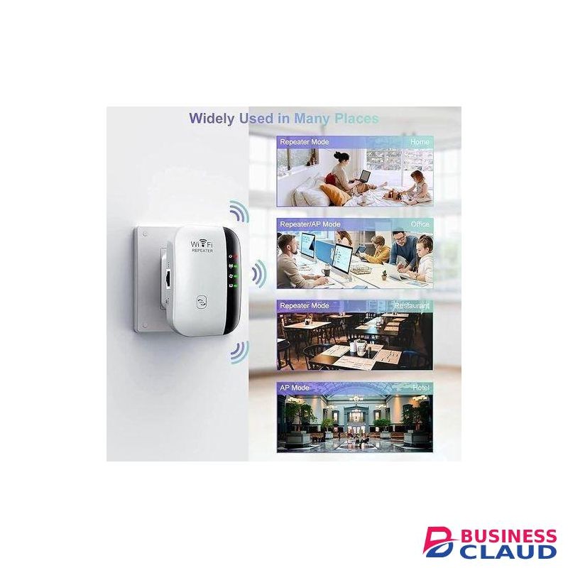 Wireless Internet Repeater, Long Range Amplifier with Ethernet Port