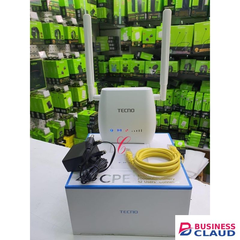 Tecno 32-User Router – Powerful Network Router With Built-in Standby Battery For Backup Connectivity
