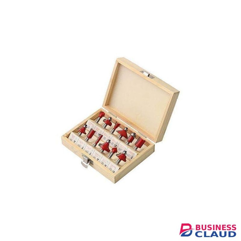 Carbide Router Bits - 12 Piece Router Bit Set