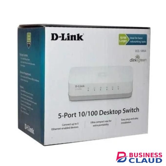 D-Link DES-1005C 5-Port 10/100 Mbps Desktop Switch