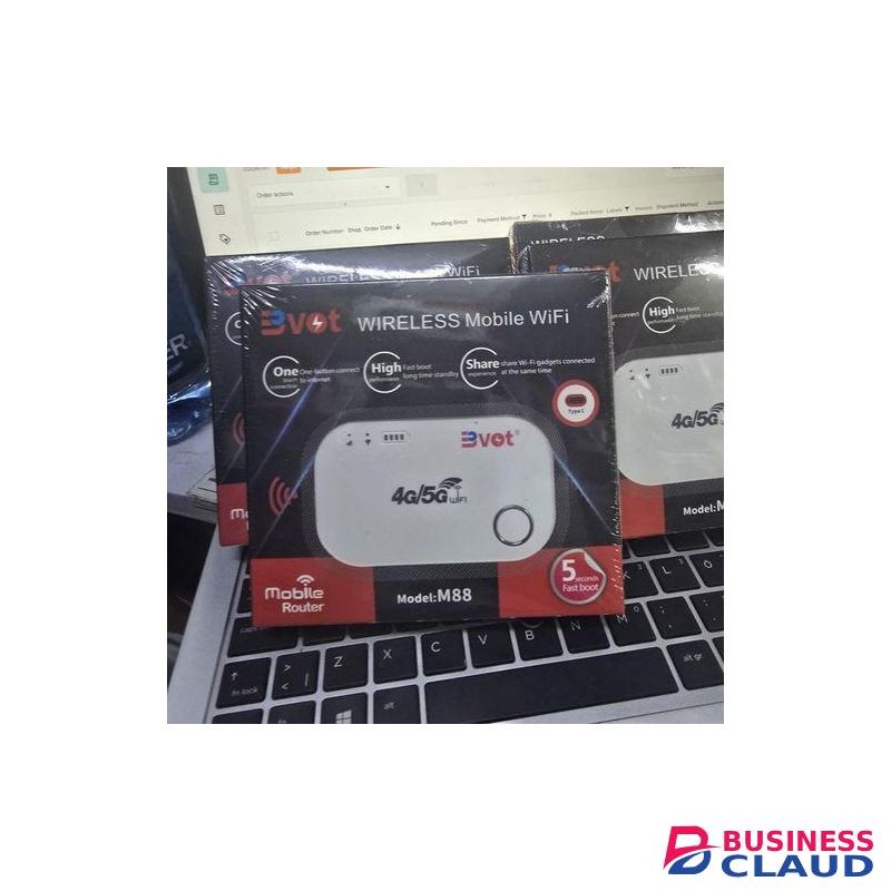 BVOT Universal 4G/5G Portable Pocket Wifi Hotspot Mifi â€“ High-Speed Connectivity for Airtel, Safaricom, and Telkom