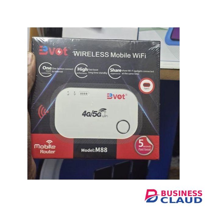Bvot M88 4G/5G Travel WiFi Hotspot â€“ Ultra-Slim, Easy Setup, And Extended Battery Life