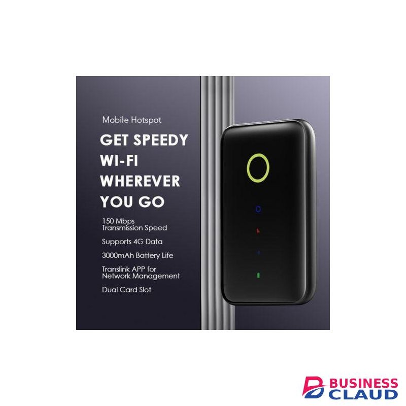 Oraimo Hotspot Elf 2 4G Mobile Hotspot with 150Mbps Speed, 8-Device Support & 13H Battery.