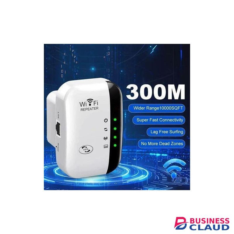 300Mbps Wireless WiFi Repeater WiFi Range Extender Wireless 4 Status Light Internet Repeater Long Range Amplifier