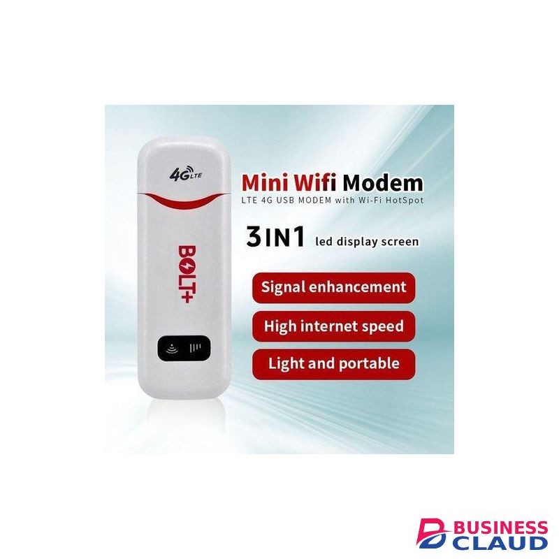 Bolt LTE 4G USB Modem With WiFi Hotspot