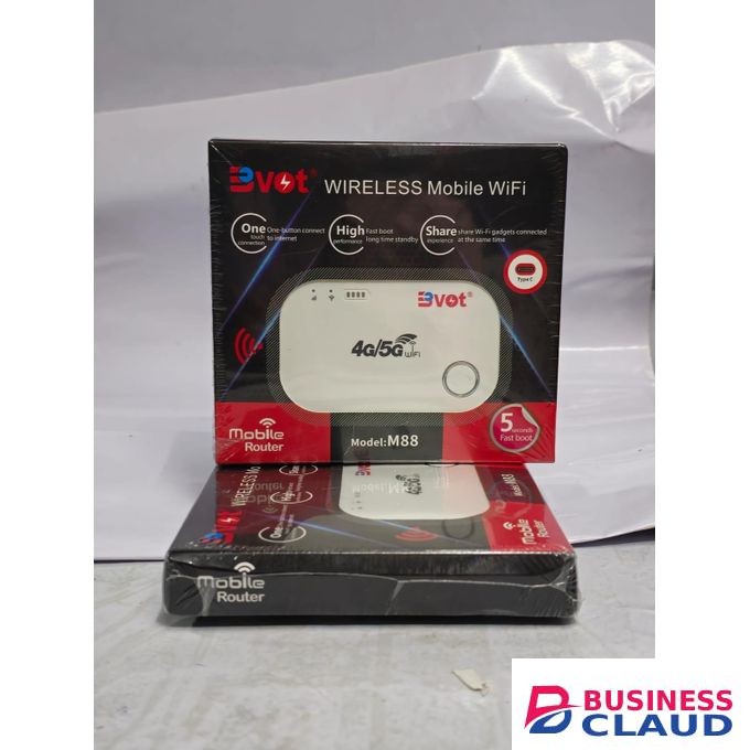 BVOT Portable Wireless Mifi 4G/5G Hotspot – Fast, Universal Mobile Wifi for Seamless Internet Access