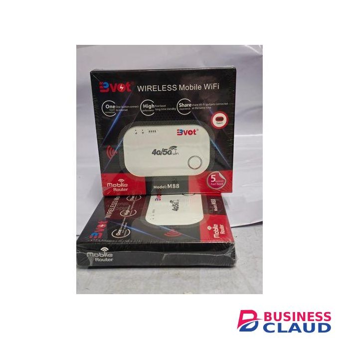 BVOT Universal 4G/5G Portable Pocket Wifi Hotspot Mifi â€“ Fast Mobile Data Connection for Airtel, Safaricom, and Telkom