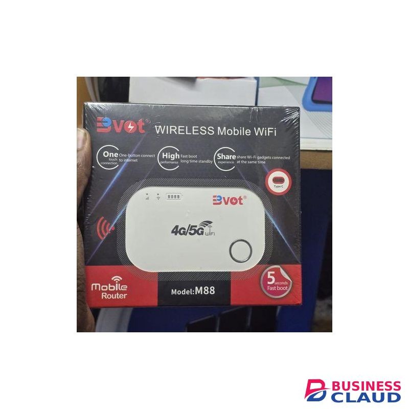 BVOT Universal 4G/5G Portable Wifi Hotspot Mifi â€“ Perfect For Seamless Mobile Internet Connectivity With Leading Network Providers