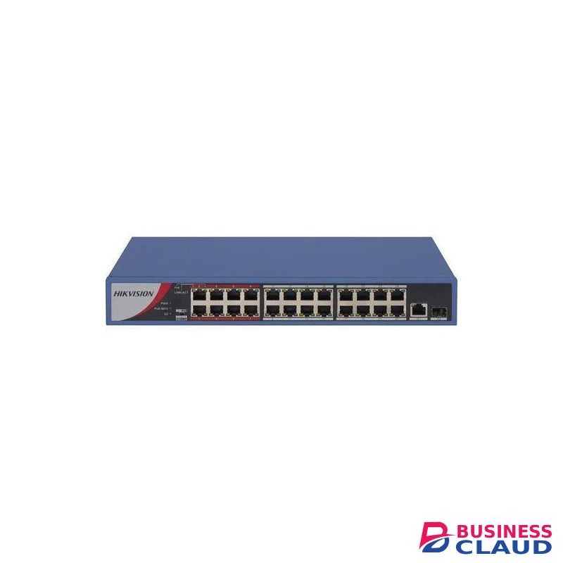 Hikvision 24-Port Smart PoE Switch + Uplink DS-3E1326P-EI/M