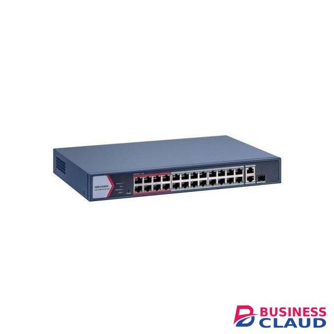 Hikvision 24-Port Smart PoE Switch + Uplink DS-3E1326P-EI/M