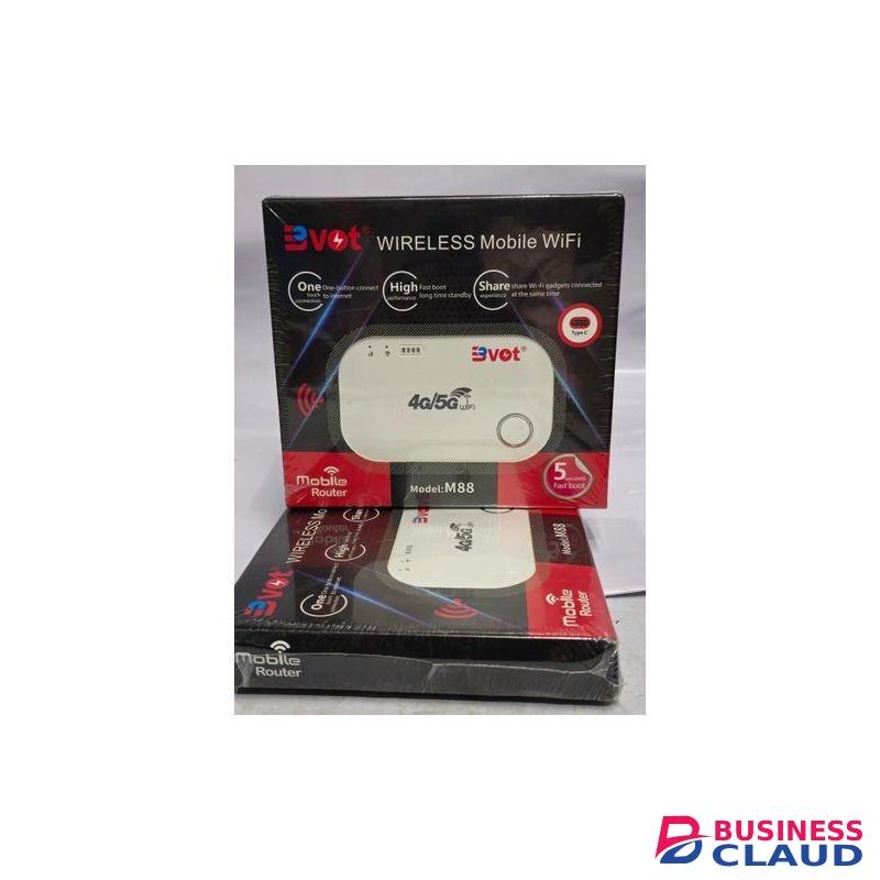 BVOT M88 Portable Wireless Wi-Fi â€“ Easy Setup, One-Button Connection for Seamless Mobile Internet