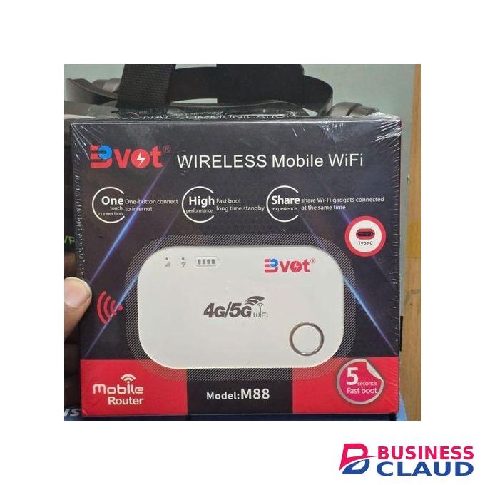 Bvot M88 Portable 4G/5G LTE WiFi Hotspot â€“ Ultra-Fast Network, USB-C Charging, and Long Battery Life for Travelers