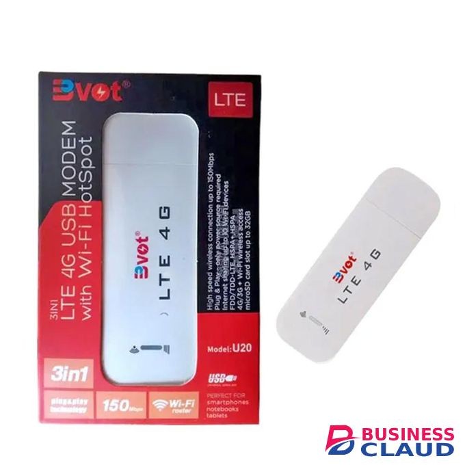 BVOT 3 In 1 LTE 4G USB MODEM With WI-FI HotSpot