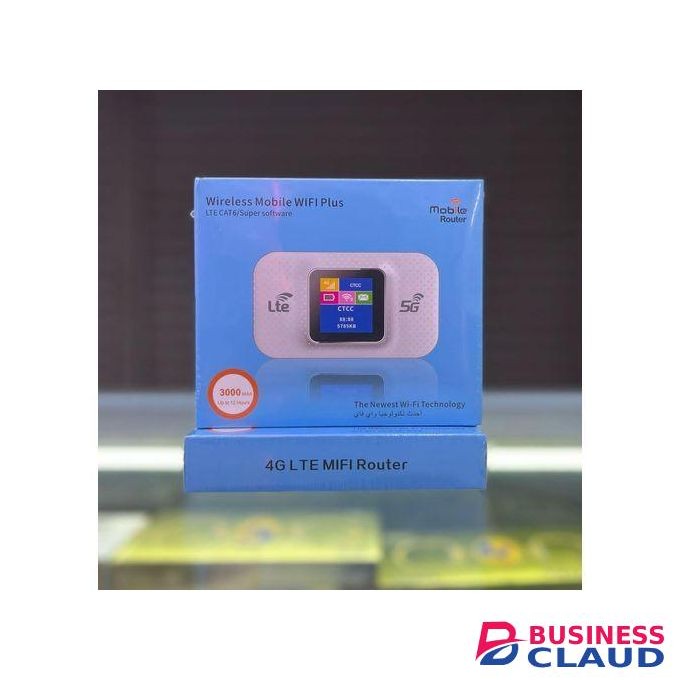 5G 4G LTE Mobile WiFi Portable WiFi Hotspot 150Mbps MiFi With SIM Card Slot - 300 Mbps Battery 3000 MAh