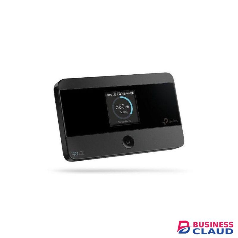 TP Link M7350 4G LTE MiFi, Portable Travel Wi-Fi, SD Card Slot, Unlocked Mobile Wi-Fi Hotspot, 8 Hours Long Lasting Battery, Easy tpMiFi App Management - Black