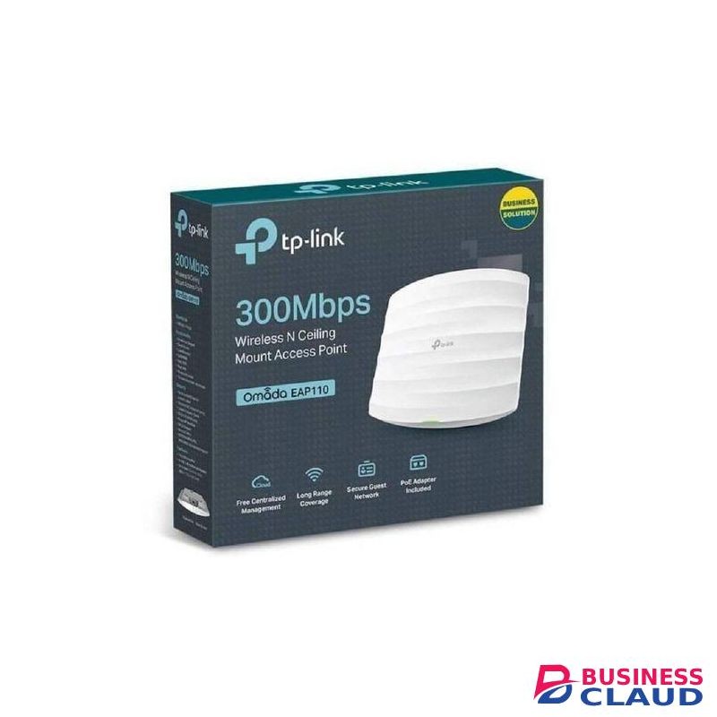 TP Link EAP110 300Mbps Wireless N Ceiling Mount Indoor Access Point EAP110 300Mbps Wireless N Ceiling Mount Indoor Access Point